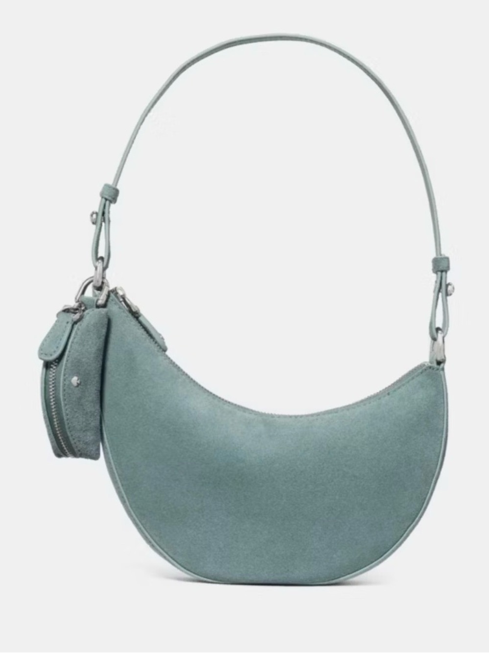 Cheaper than in-store - Genuine Suede Crescent Bag